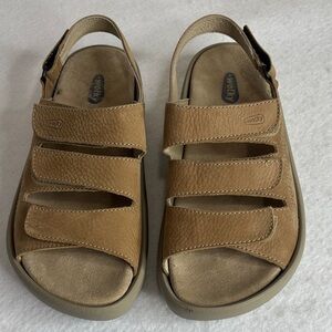Wolky Women’s Tan Leather Sandals, 39 EU